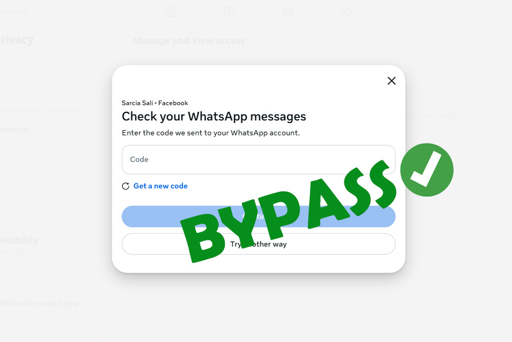 如何在没有电话号码的情况下在 Facebook 上验证 WhatsApp